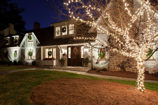 Blake Shaw Homes - Night Shot, Front 3